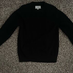 MM6 Maison Martin Margiela Black Knit Sweater